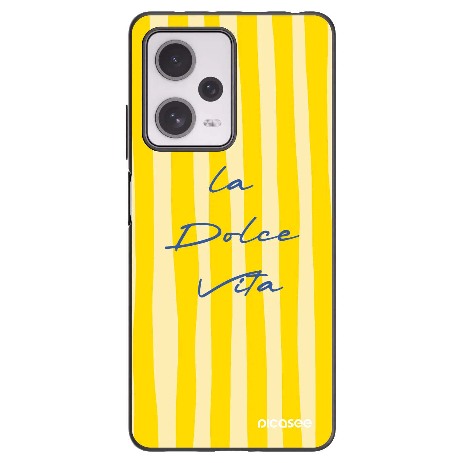Picasee Μαύρη θήκη σιλικόνης για Xiaomi Redmi Note 12 Pro+ 5G - Ladolcevita