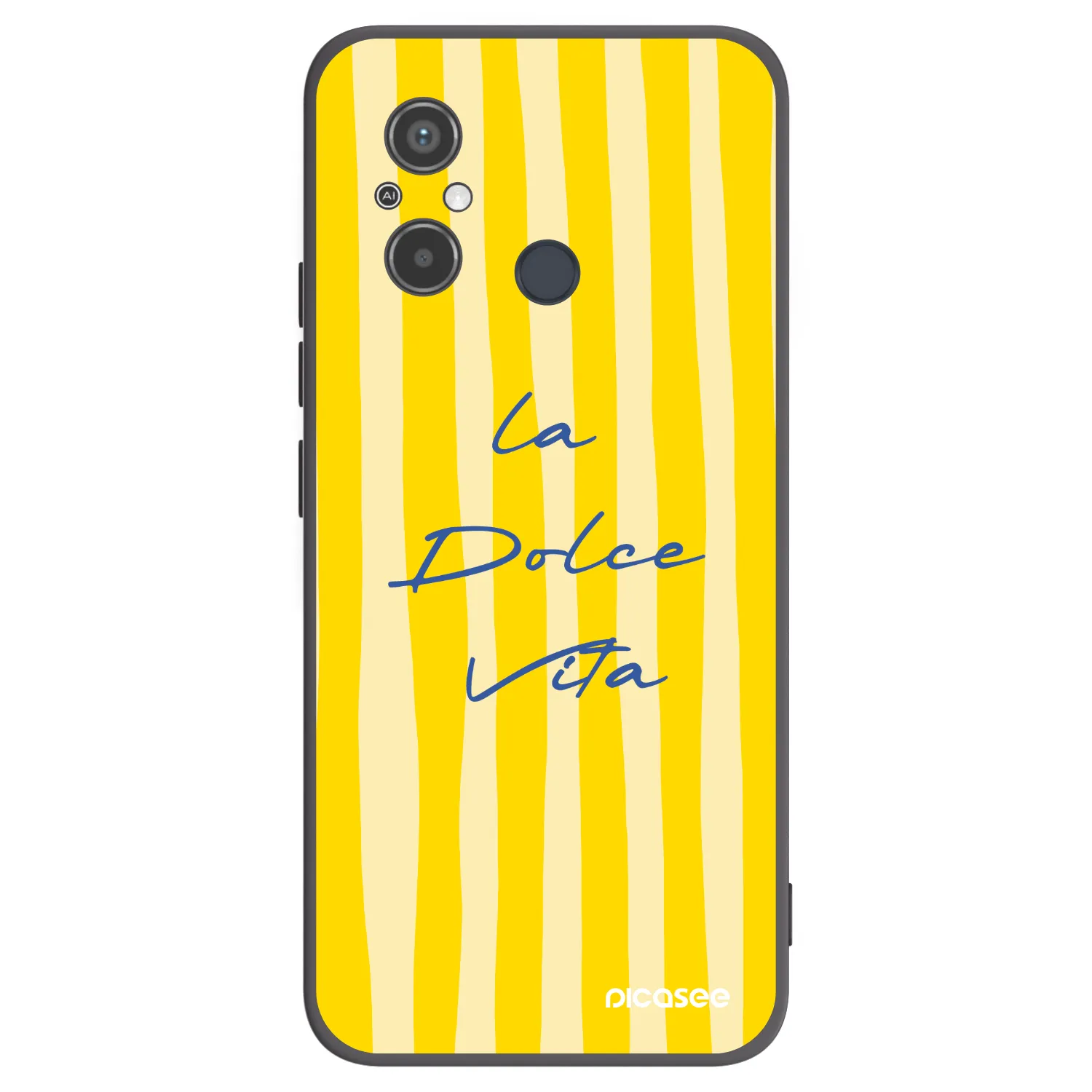 Picasee Μαύρη θήκη σιλικόνης για Xiaomi Redmi 12C - Ladolcevita
