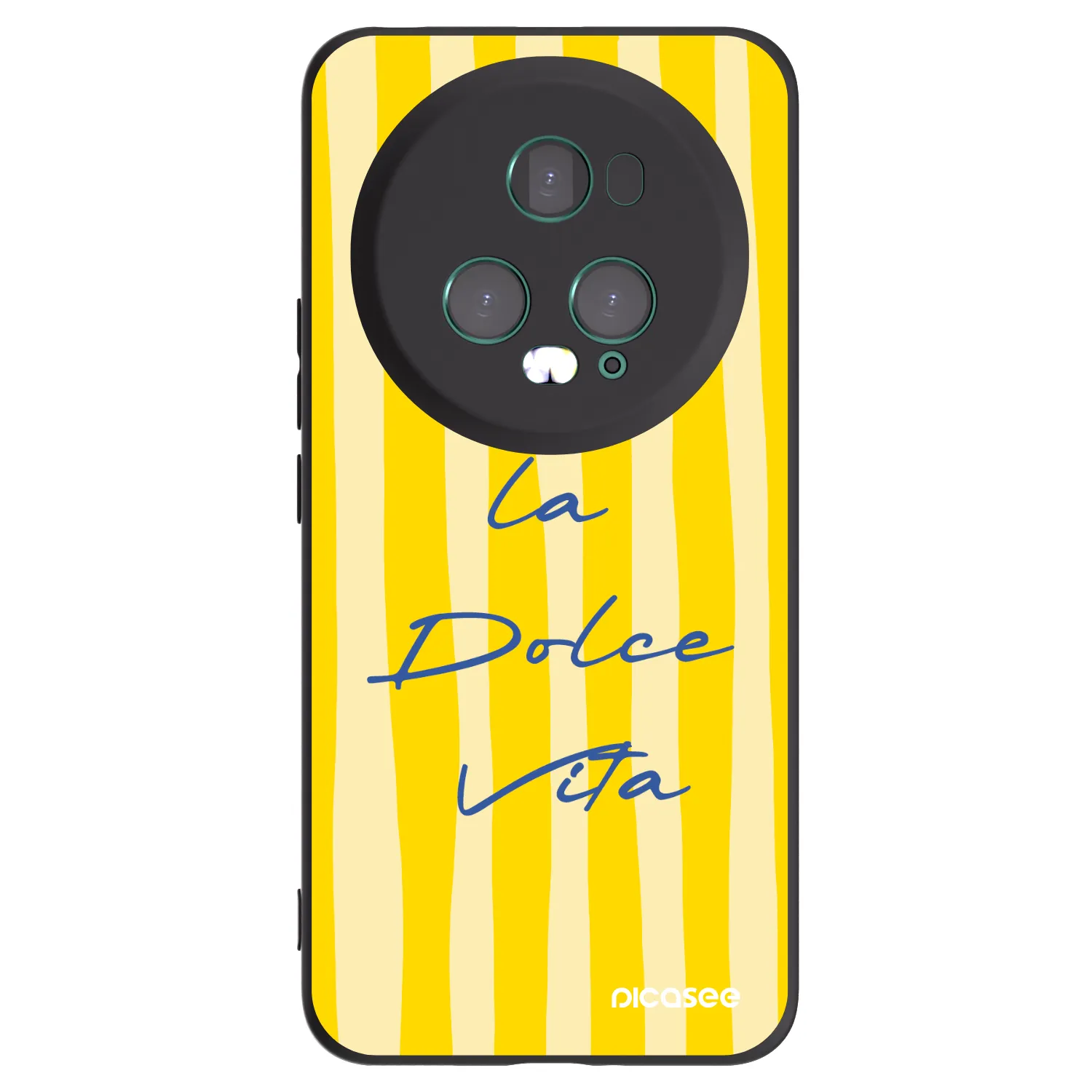 Picasee Μαύρη θήκη σιλικόνης για Honor Magic5 Pro - Ladolcevita