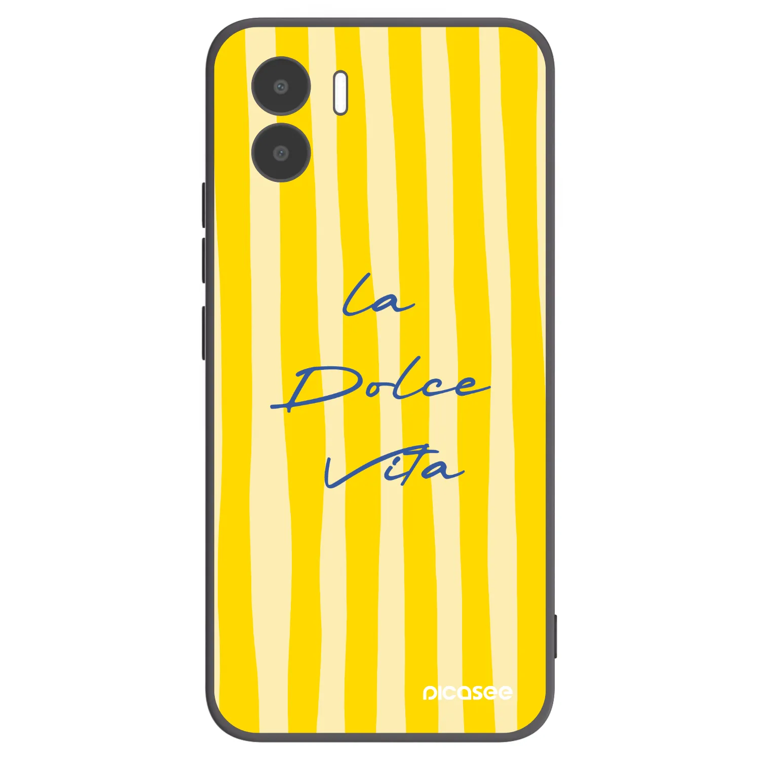Picasee Μαύρη θήκη σιλικόνης για Xiaomi Redmi A2 - Ladolcevita