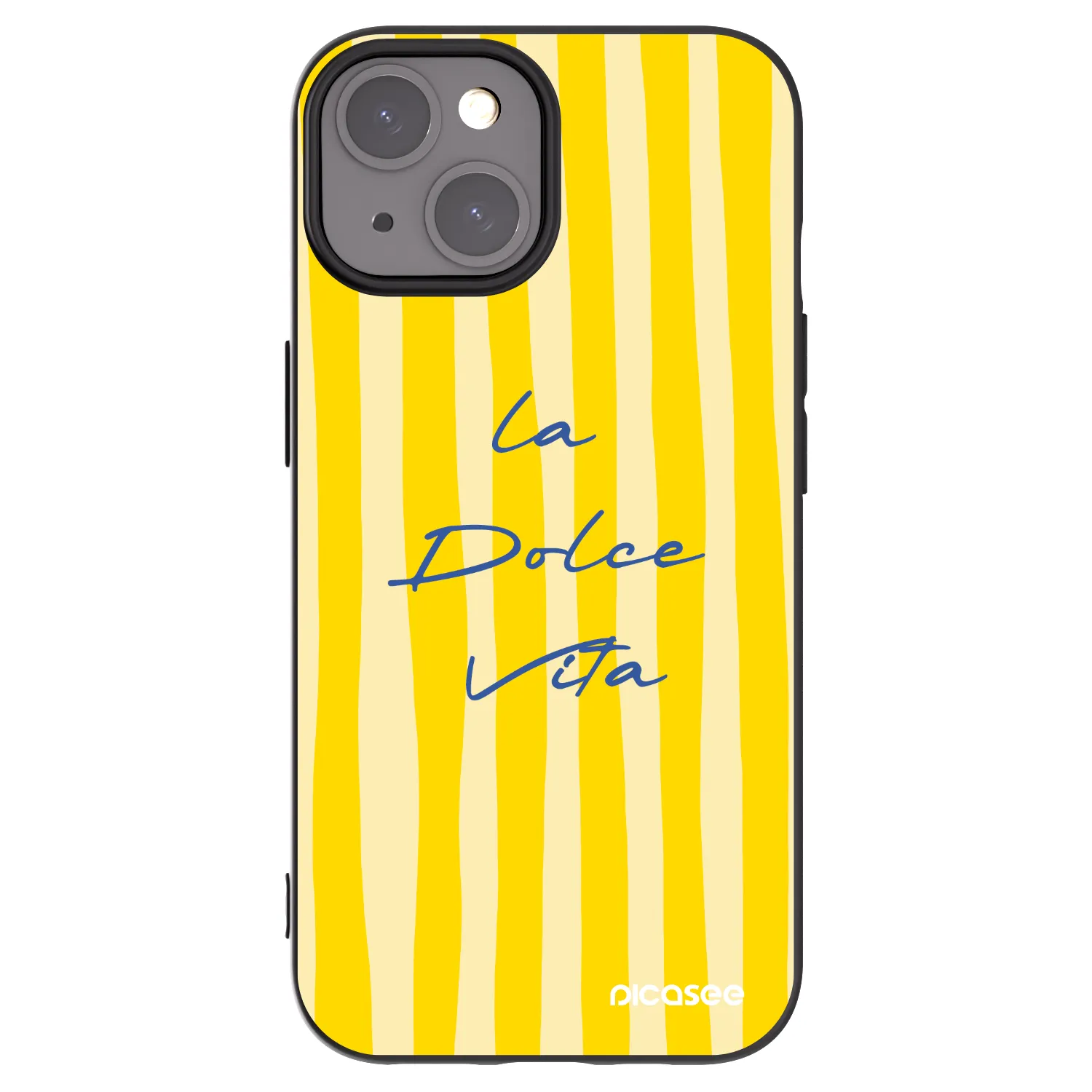 Picasee Μαύρη θήκη σιλικόνης για Apple iPhone 15 - Ladolcevita