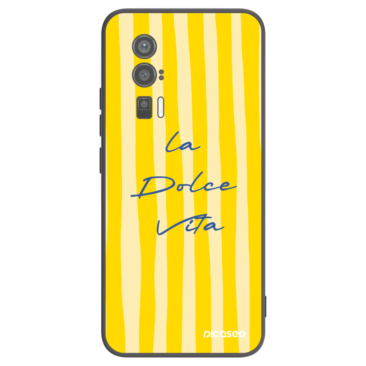Picasee Μαύρη θήκη σιλικόνης για Xiaomi Poco F5 Pro 5G - Ladolcevita