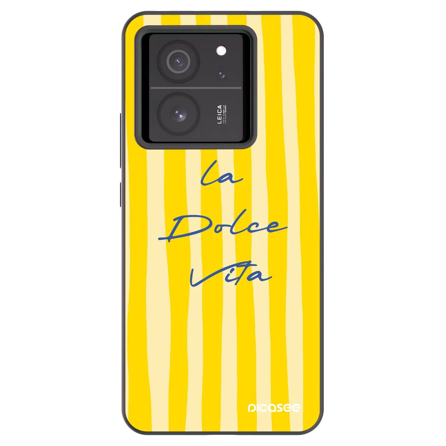 Picasee Μαύρη θήκη σιλικόνης για Xiaomi 13T Pro - Ladolcevita
