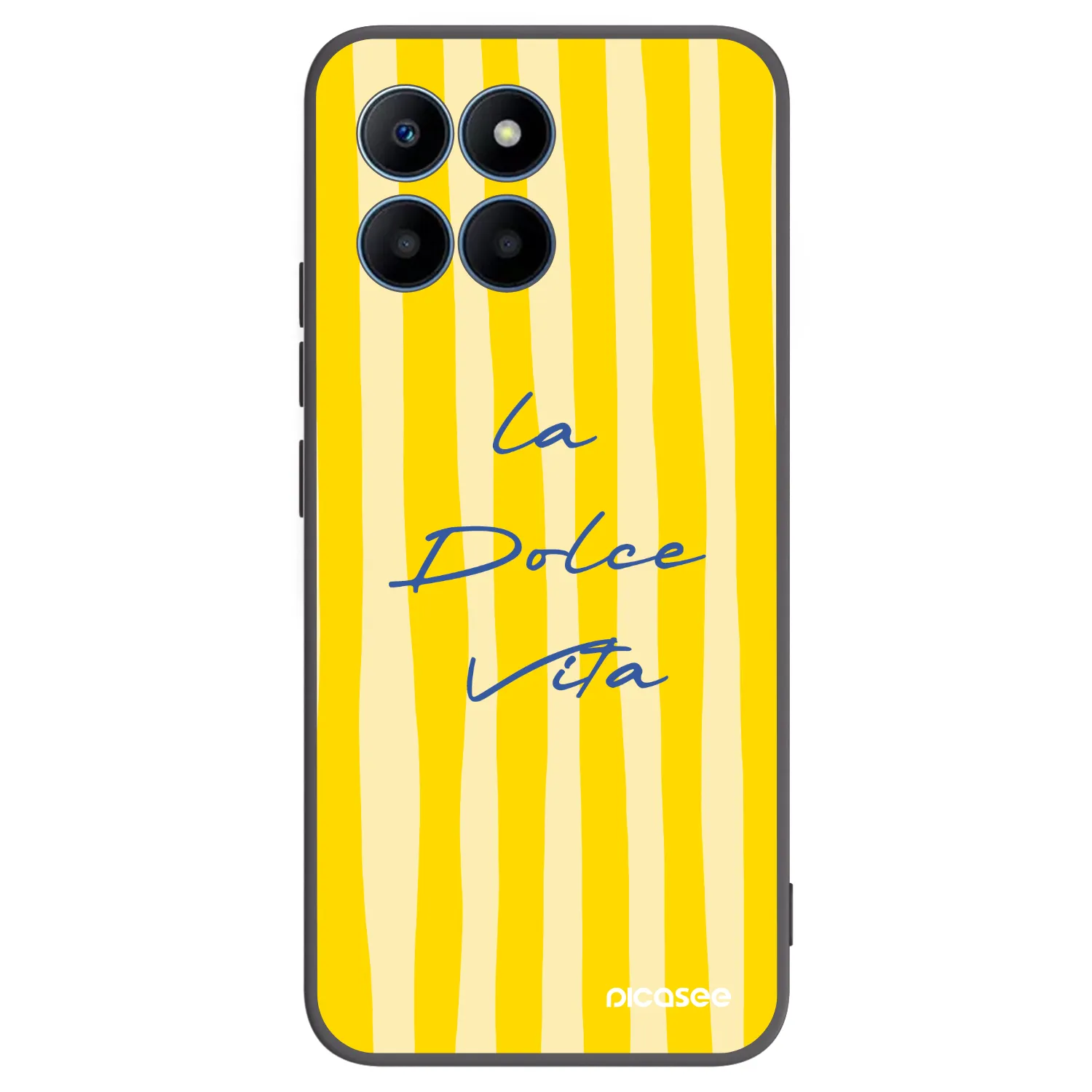Picasee Μαύρη θήκη σιλικόνης για Honor 70 Lite - Ladolcevita