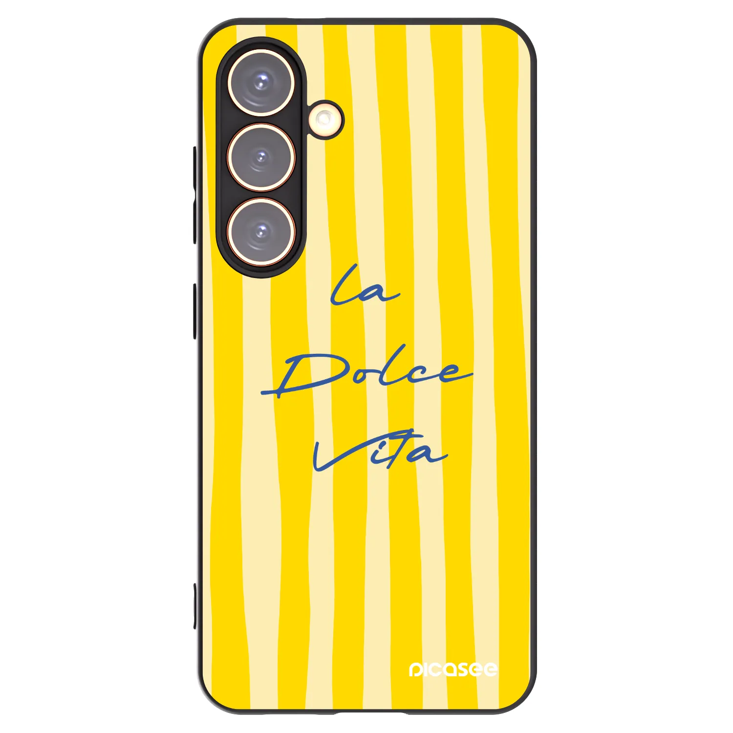 Picasee Μαύρη θήκη σιλικόνης για Samsung Galaxy S24 S921B 5G - Ladolcevita
