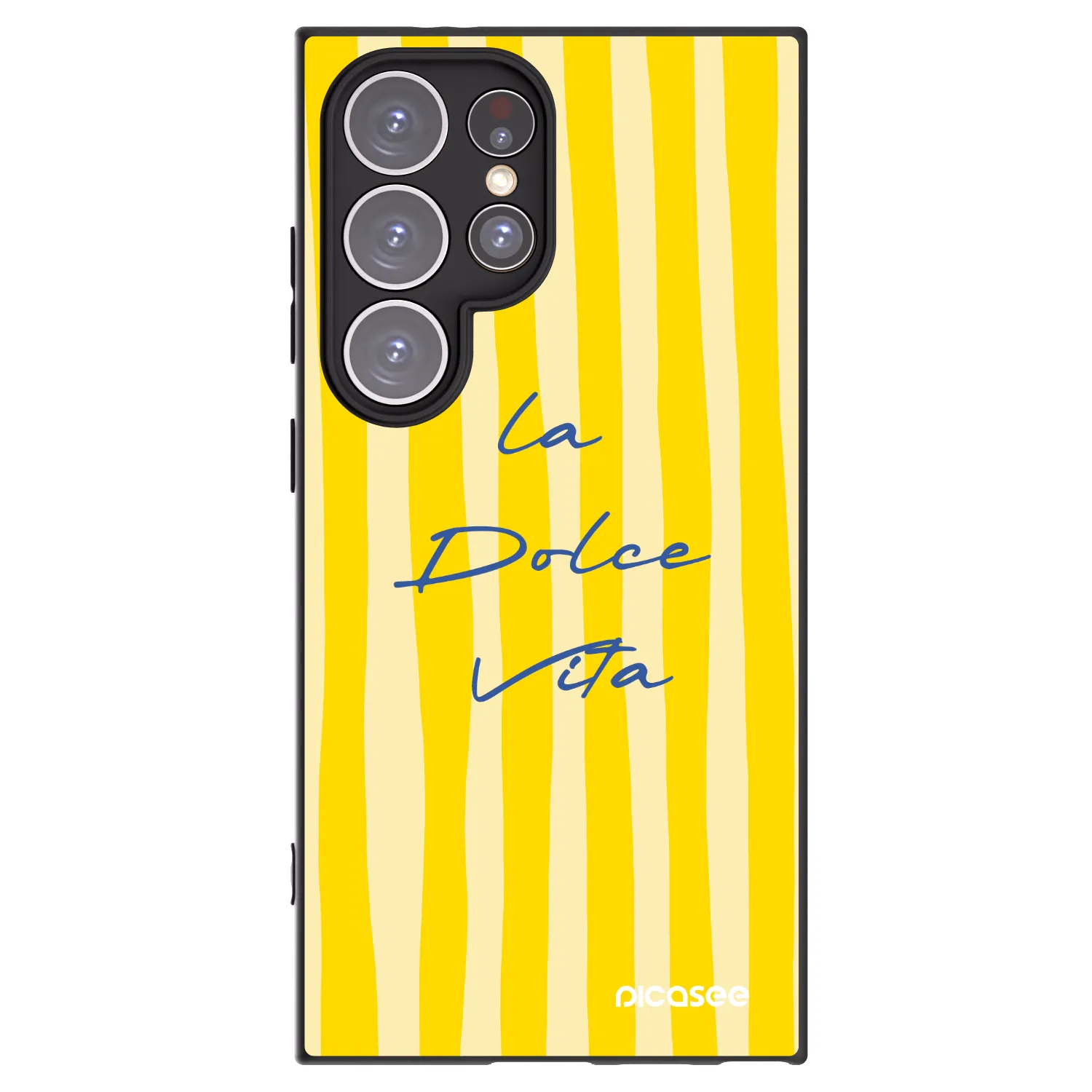 Picasee Μαύρη θήκη σιλικόνης για Samsung Galaxy S24 Ultra S928B 5G - Ladolcevita