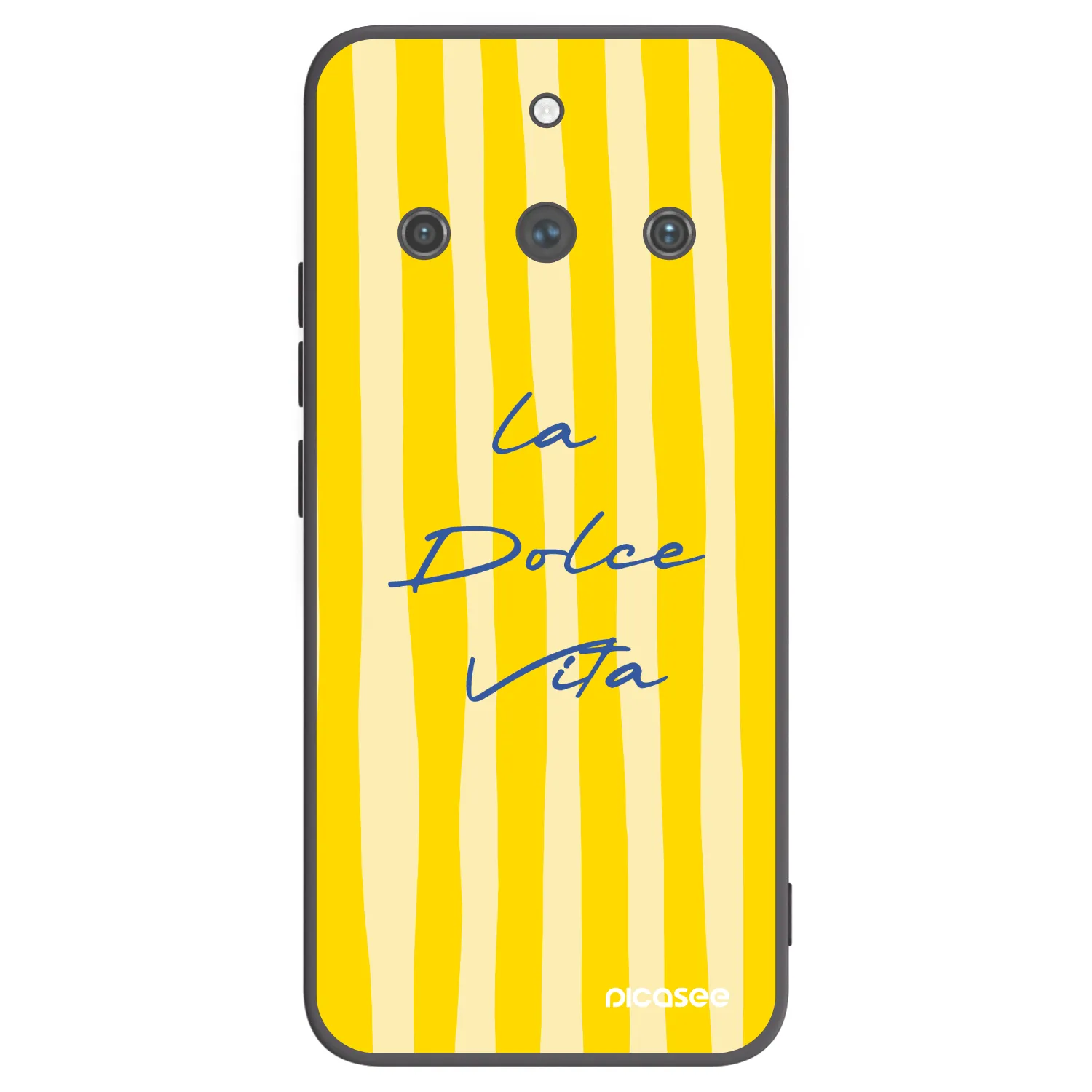 Picasee Μαύρη θήκη σιλικόνης για Realme 11 Pro+ - Ladolcevita