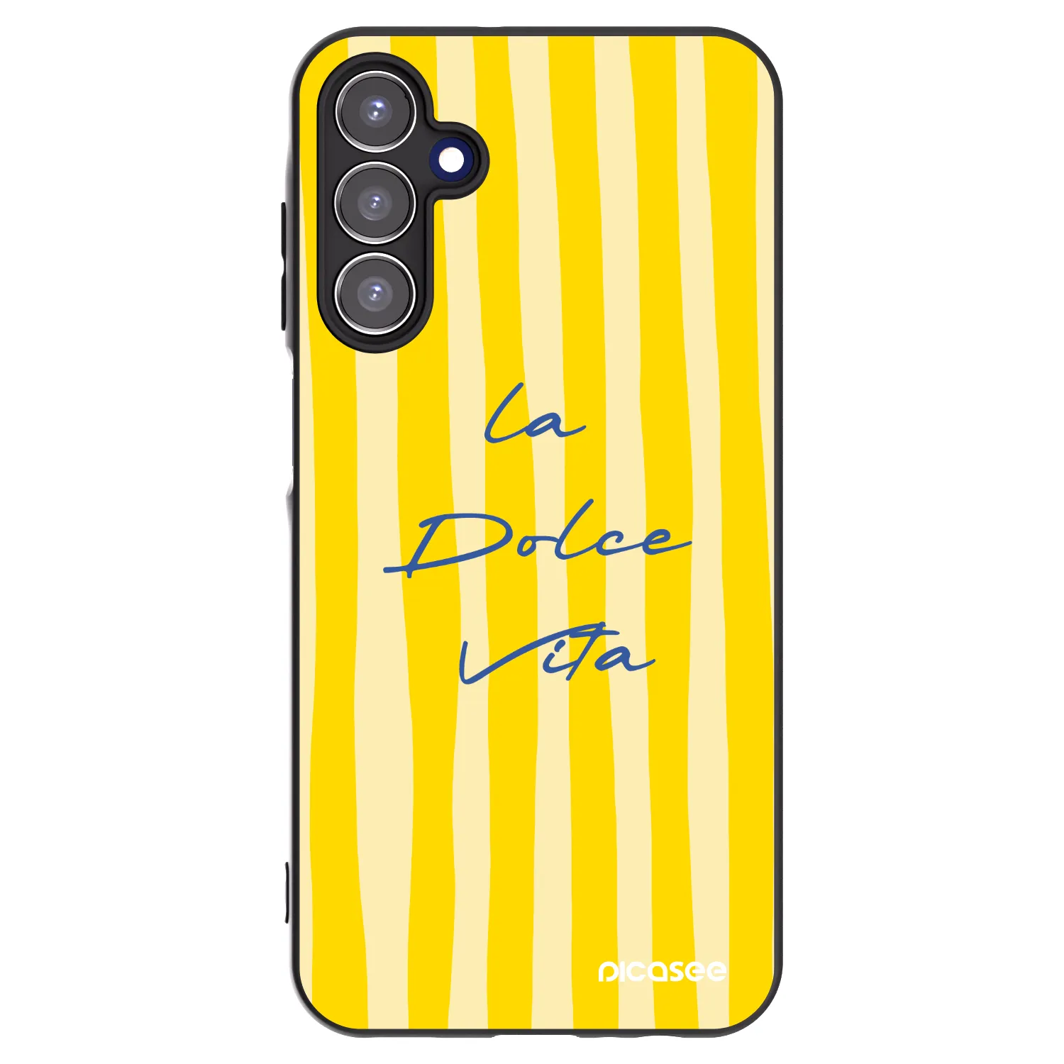 Picasee Μαύρη θήκη σιλικόνης για Samsung Galaxy A15 A155F 4G - Ladolcevita