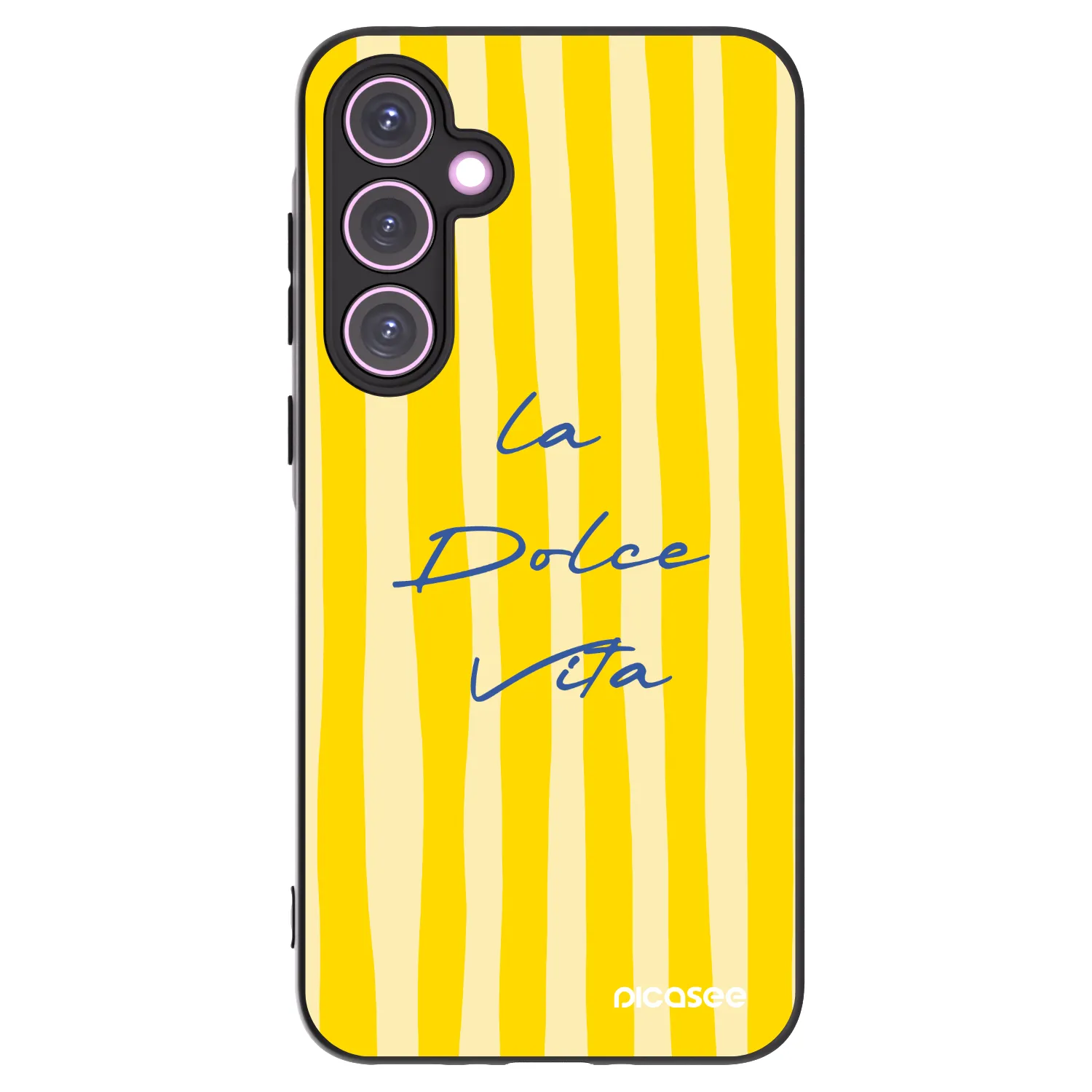 Picasee Μαύρη θήκη σιλικόνης για Samsung Galaxy A35 5G A356B - Ladolcevita