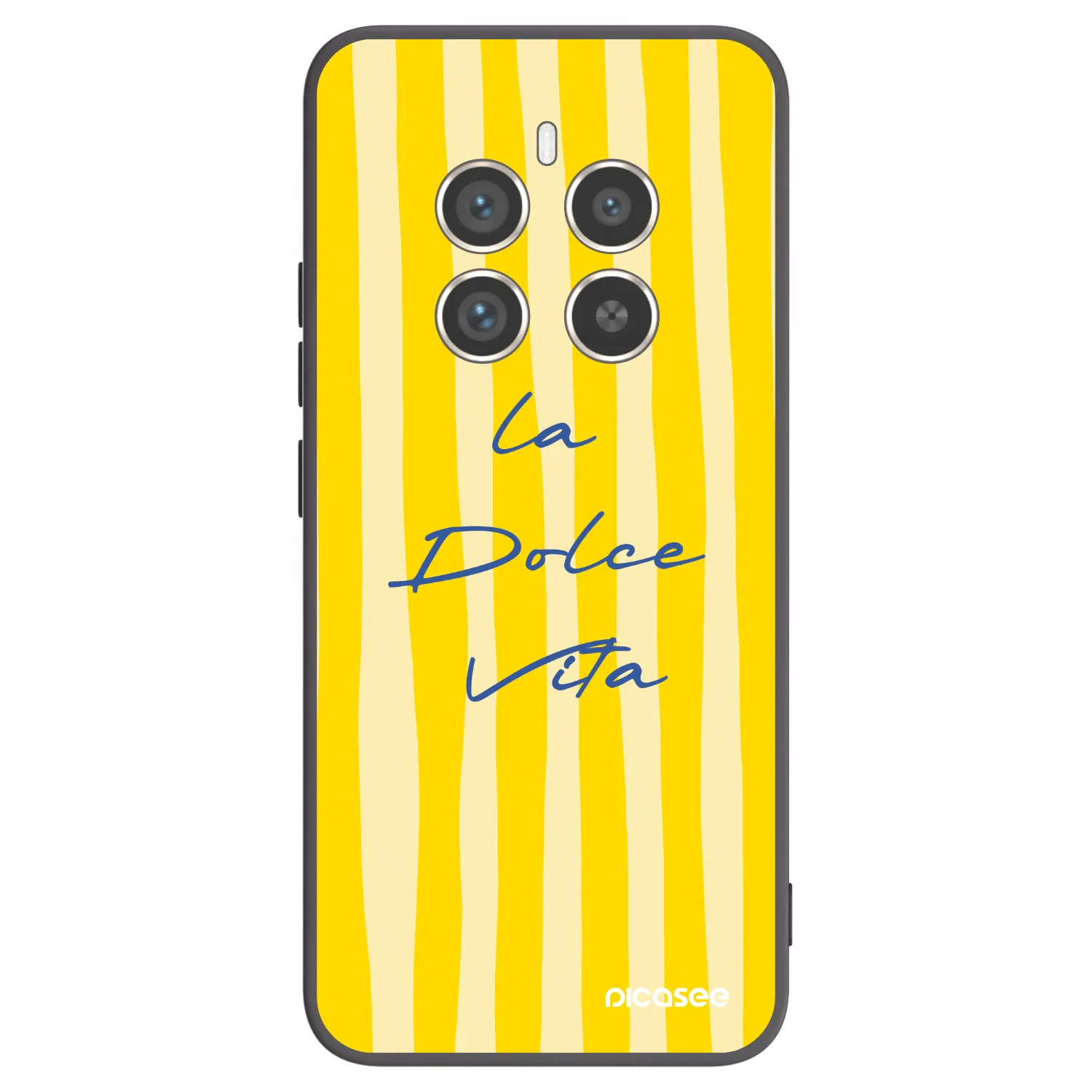 Picasee Μαύρη θήκη σιλικόνης για Realme 12 Pro 5G - Ladolcevita