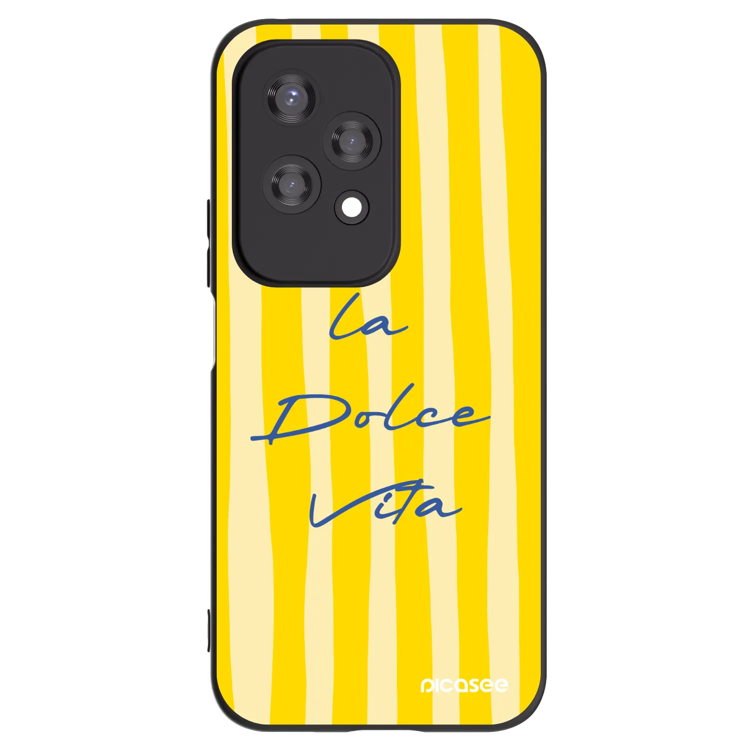 Picasee Μαύρη θήκη σιλικόνης για Honor 200 Lite - Ladolcevita