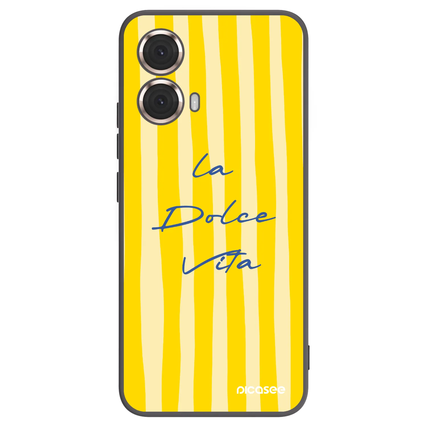 Picasee Μαύρη θήκη σιλικόνης για Motorola Moto G85 - Ladolcevita
