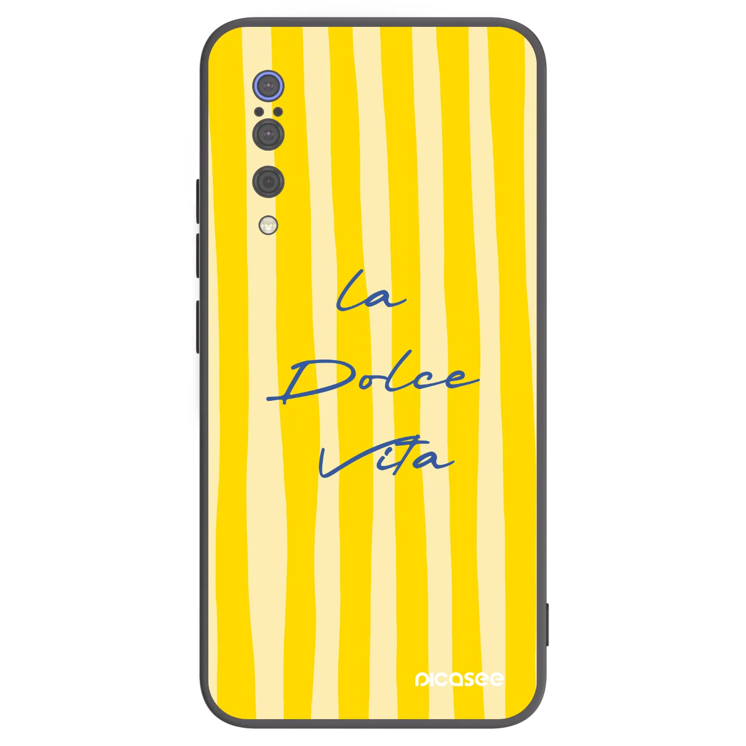 Picasee Μαύρη θήκη σιλικόνης για Xiaomi Mi 9 - Ladolcevita