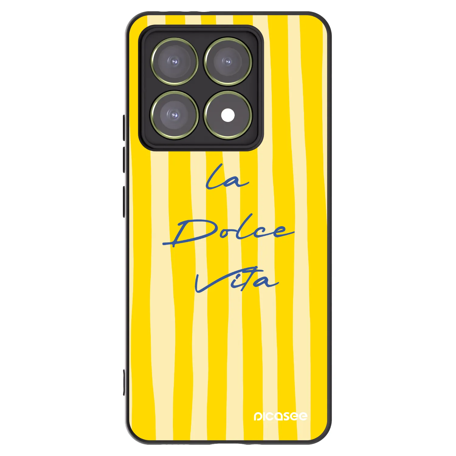 Picasee Μαύρη θήκη σιλικόνης για Xiaomi 14T - Ladolcevita