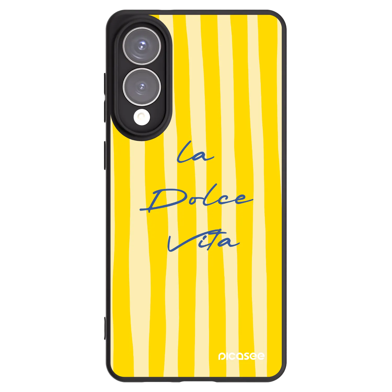 Picasee Μαύρη θήκη σιλικόνης για Samsung Galaxy S25 Edge 5G - Ladolcevita