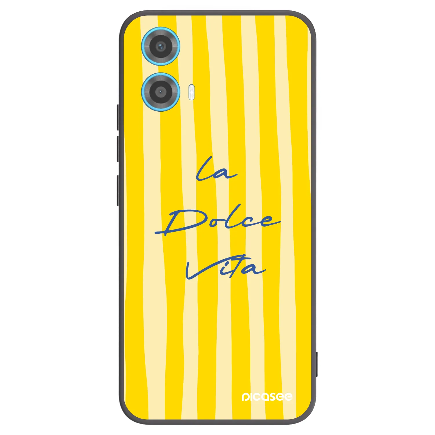 Picasee Μαύρη θήκη σιλικόνης για Motorola Moto G34 5G - Ladolcevita