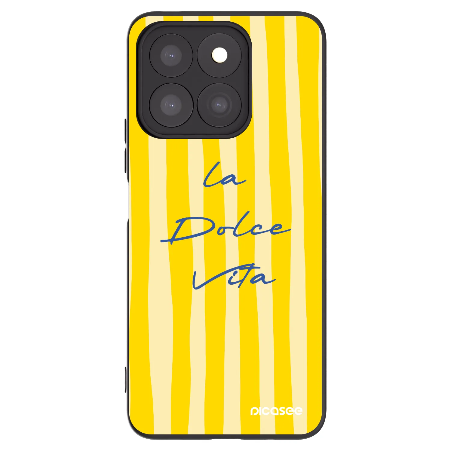 Picasee Μαύρη θήκη σιλικόνης για Honor X8c - Ladolcevita