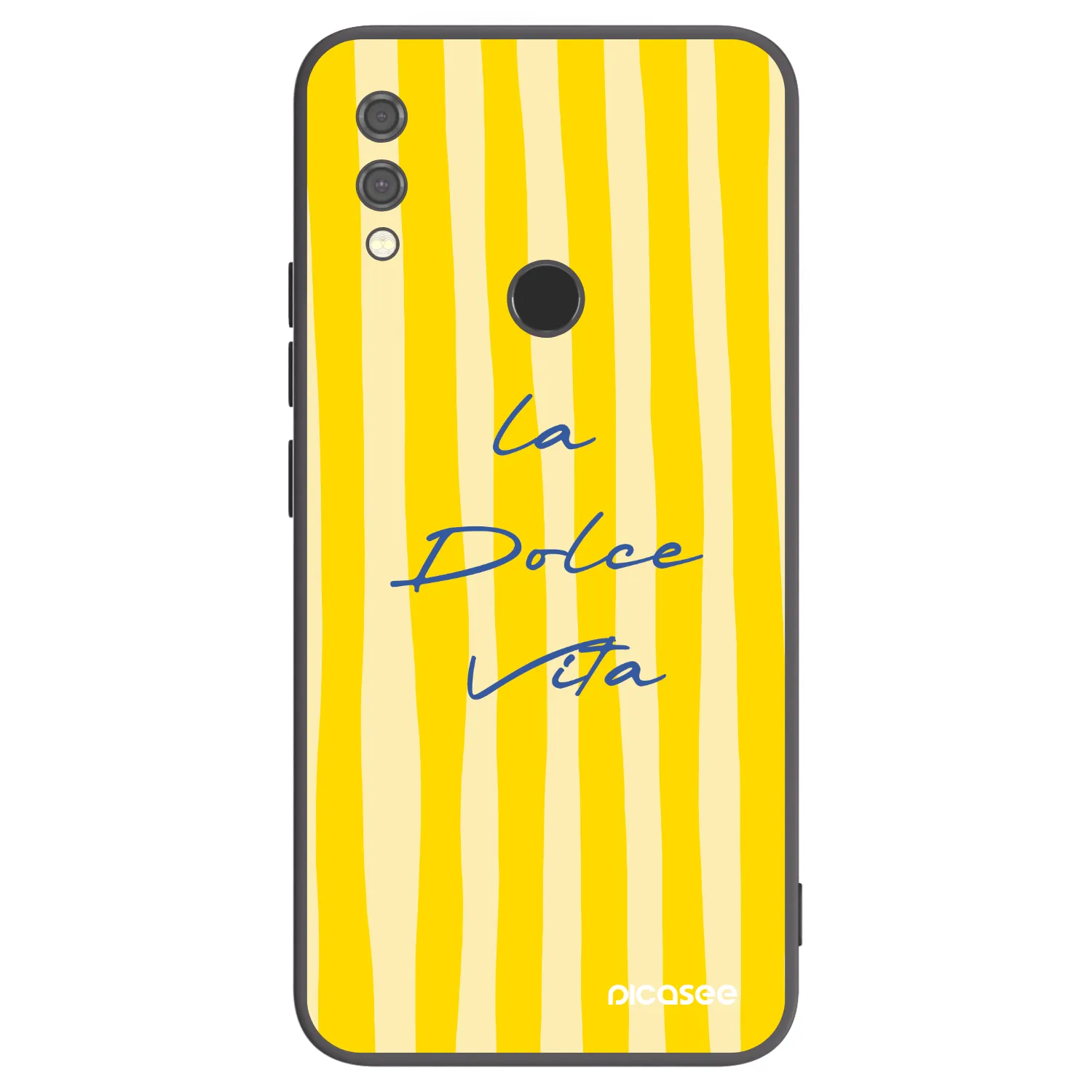 Picasee Μαύρη θήκη σιλικόνης για Xiaomi Redmi Note 7 - Ladolcevita