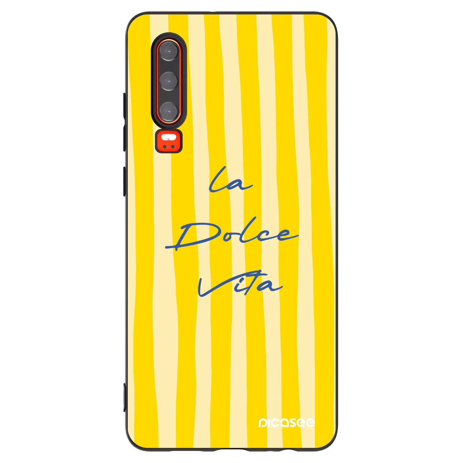 Picasee Μαύρη θήκη σιλικόνης για Huawei P30 - Ladolcevita