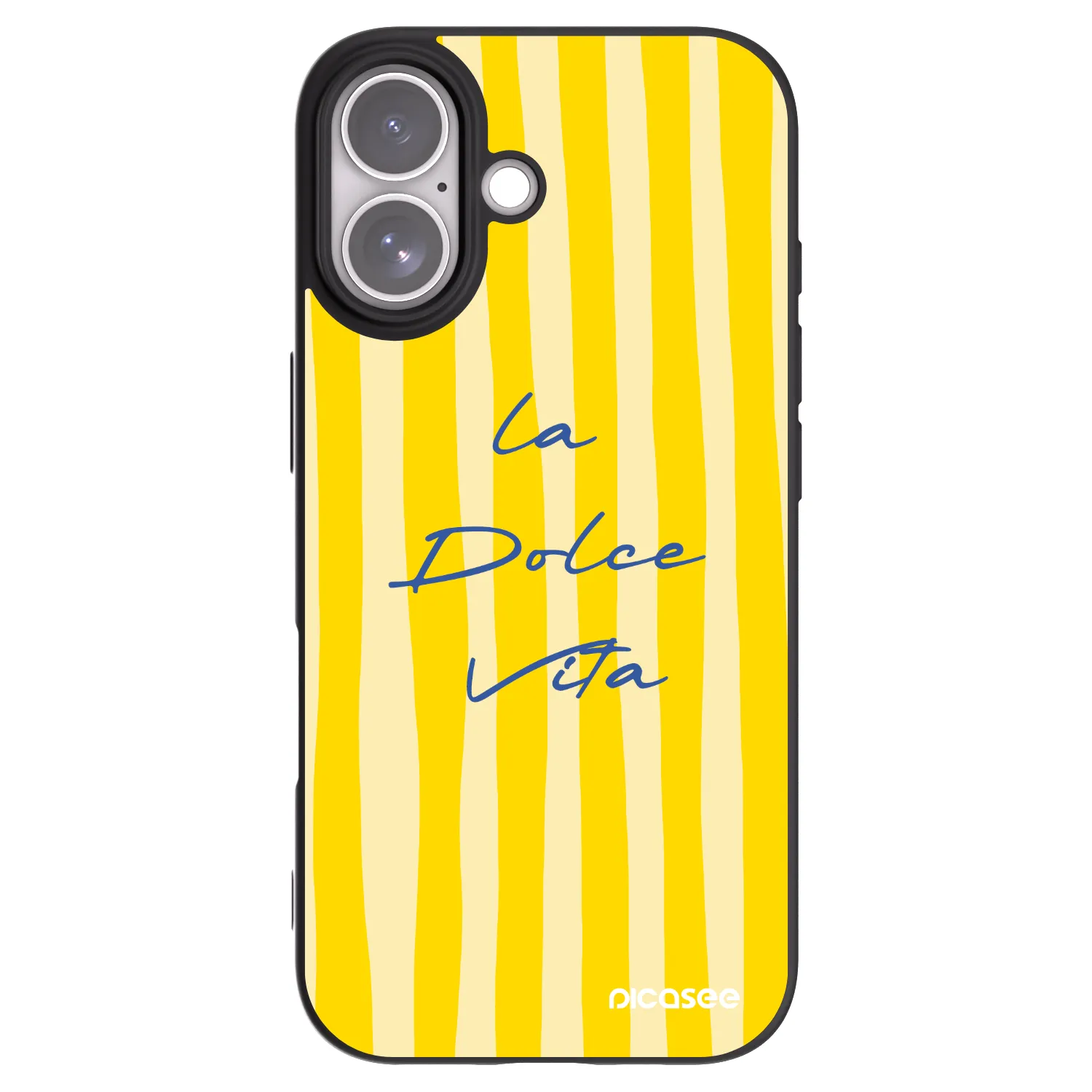 Picasee Μαύρη θήκη σιλικόνης για Apple iPhone 17 - Ladolcevita