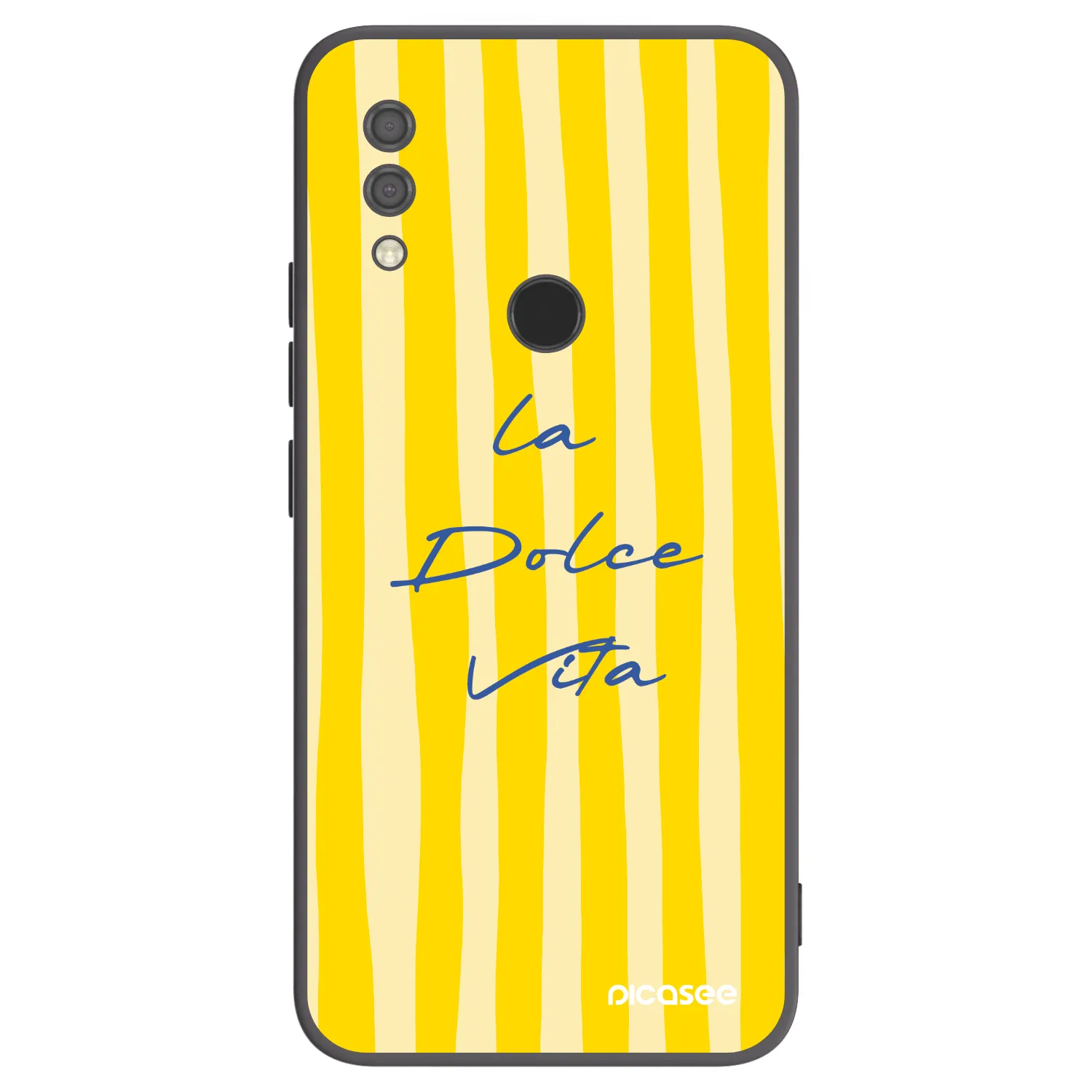 Picasee Μαύρη θήκη σιλικόνης για Xiaomi Redmi 7 - Ladolcevita