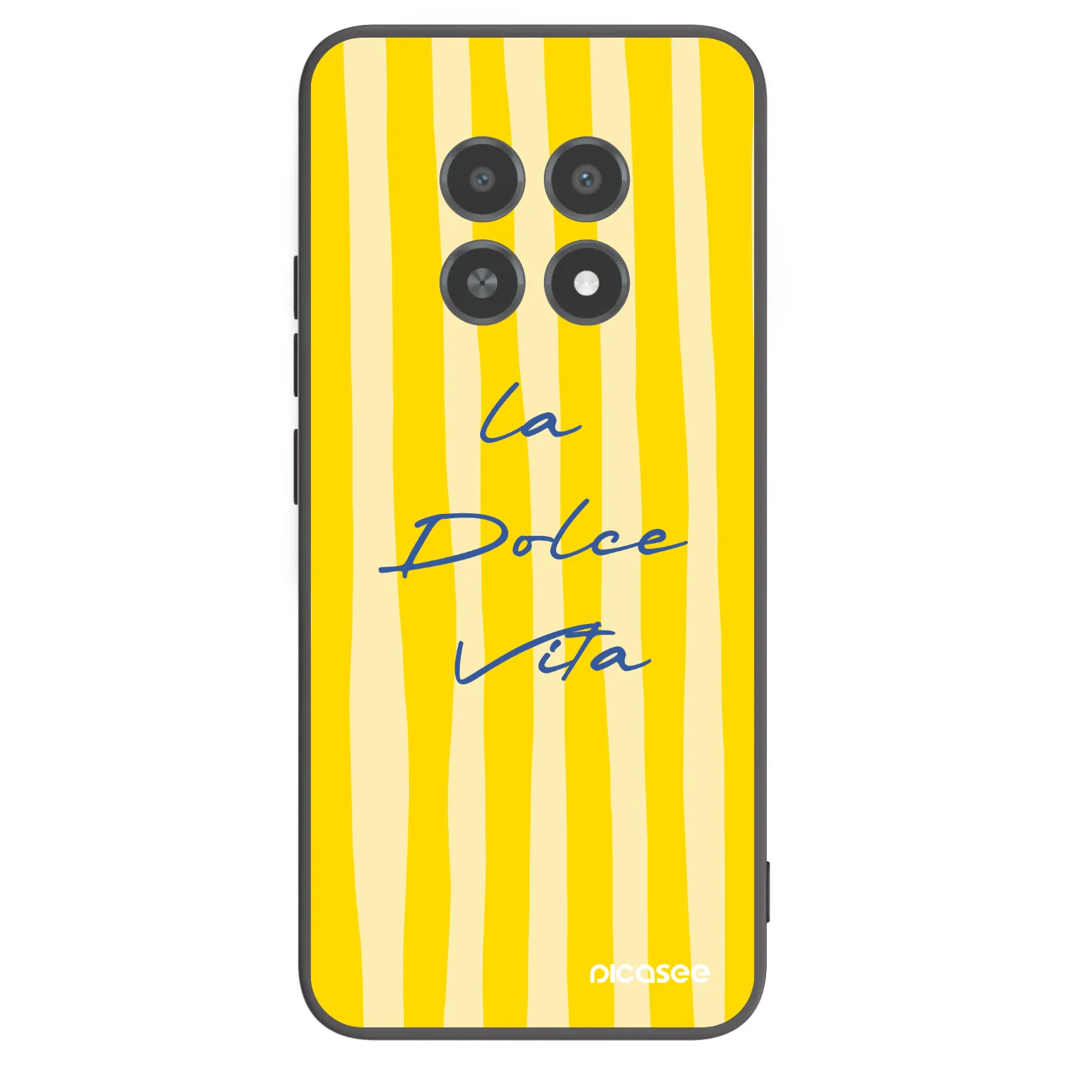 Picasee Μαύρη θήκη σιλικόνης για Realme 12X - Ladolcevita