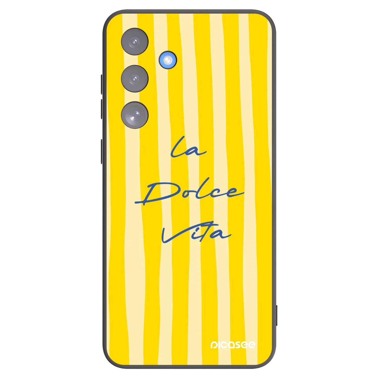 Picasee Μαύρη θήκη σιλικόνης για Samsung Galaxy S25 FE 5G - Ladolcevita