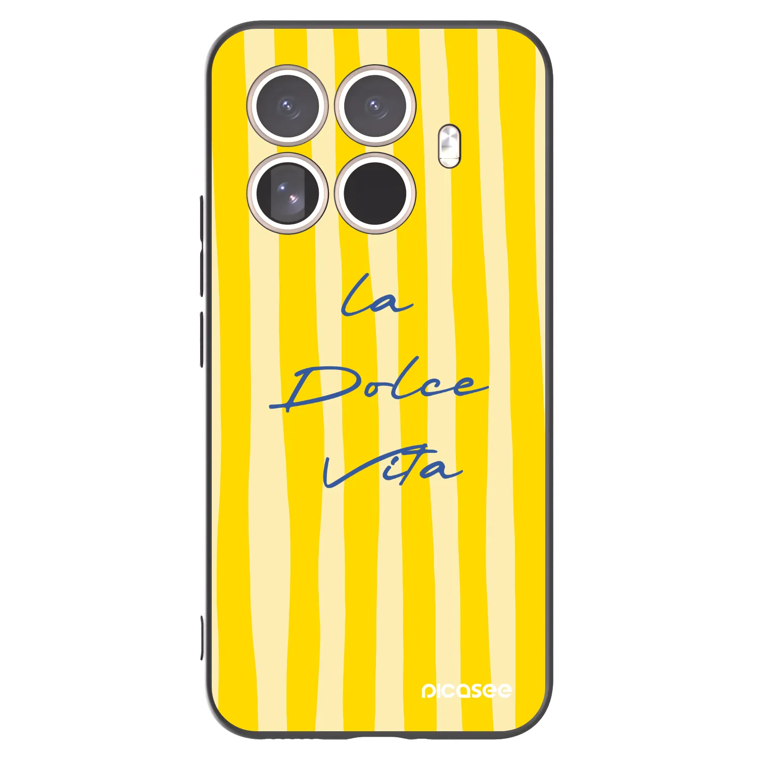 Picasee Μαύρη θήκη σιλικόνης για Xiaomi 15T Pro - Ladolcevita