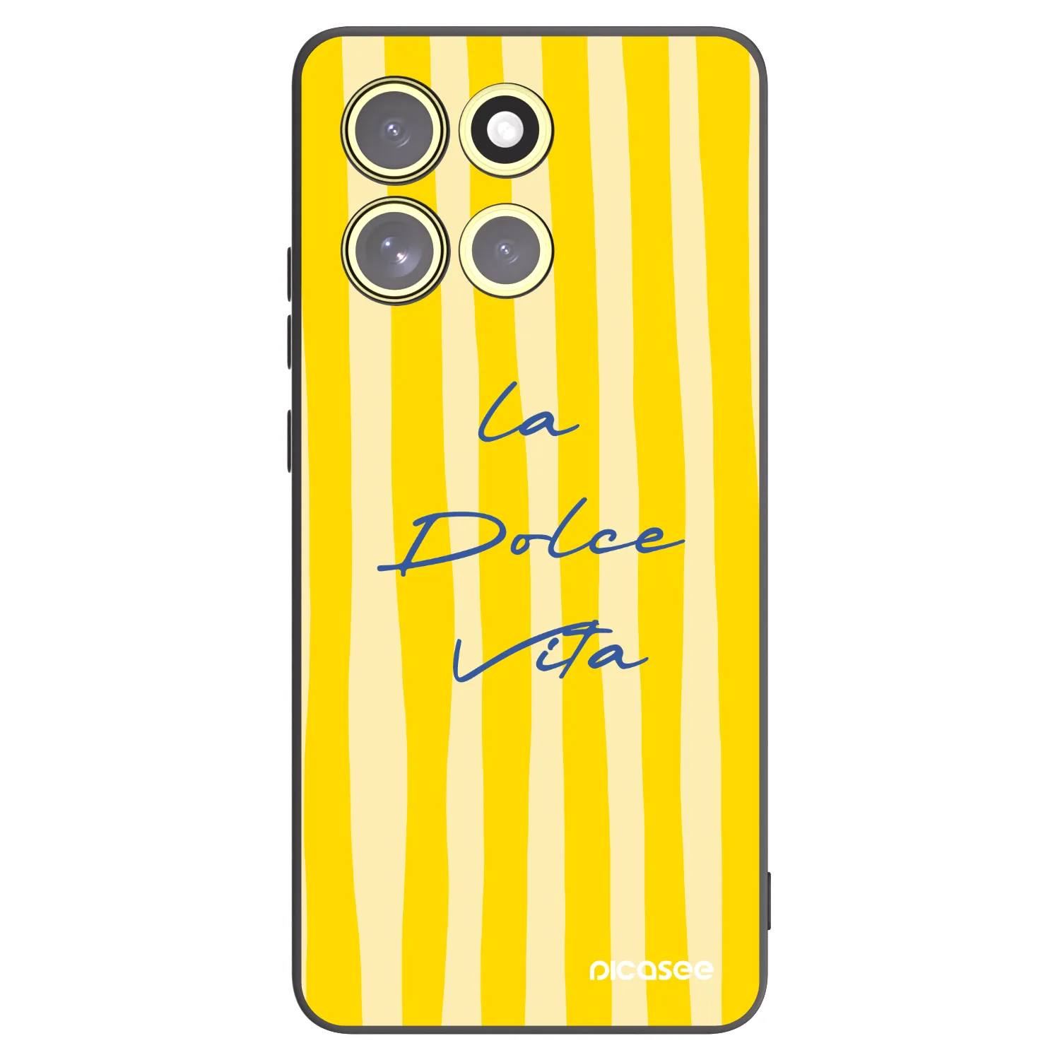 Picasee Μαύρη θήκη σιλικόνης για Motorola Moto G86 Power 5G - Ladolcevita