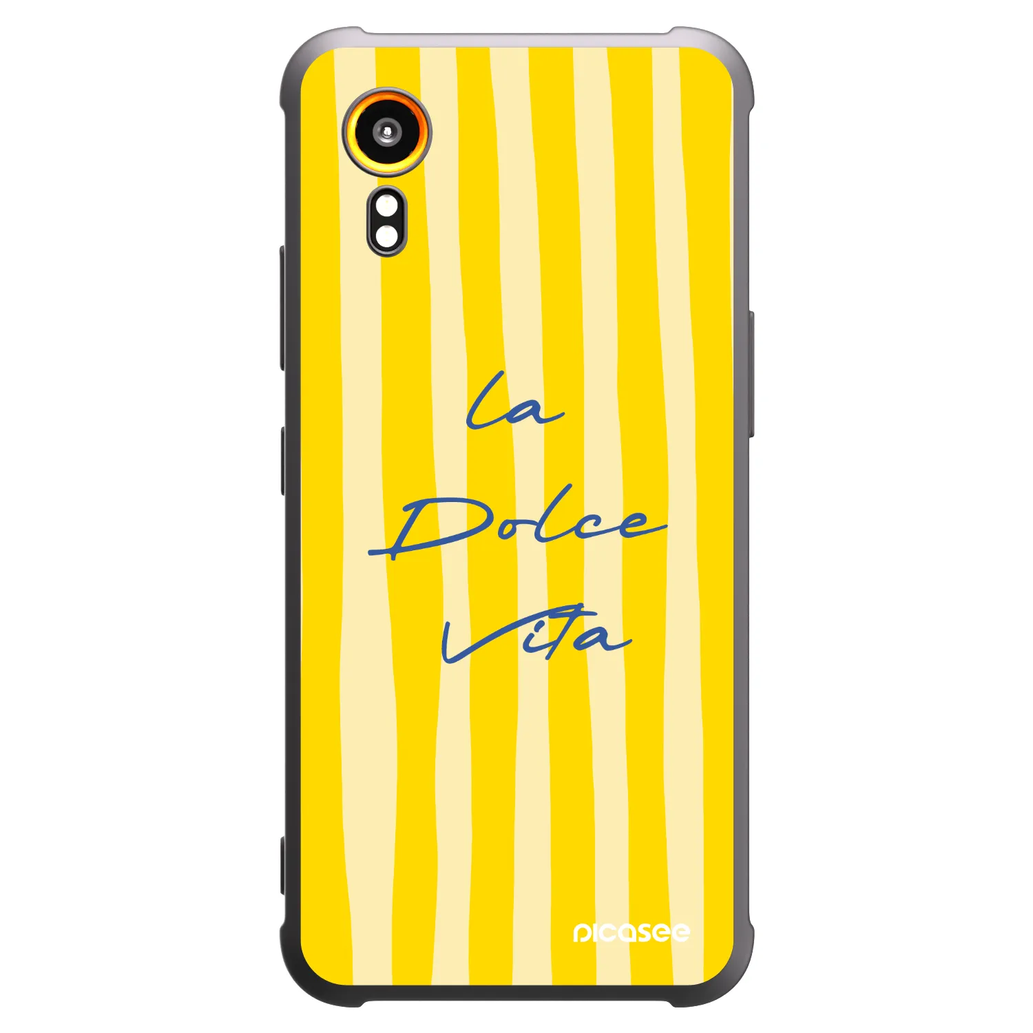 Picasee Μαύρη θήκη σιλικόνης για Samsung Galaxy Xcover 7 - Ladolcevita