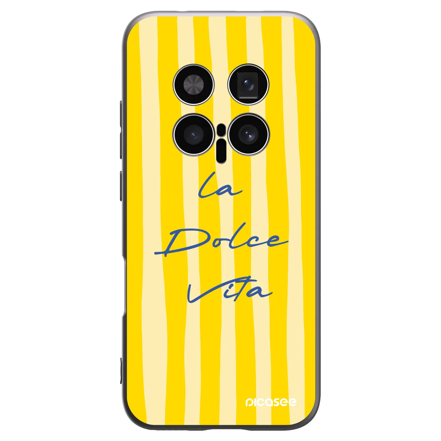 Picasee Μαύρη θήκη σιλικόνης για Honor Magic8 Pro 5G - Ladolcevita