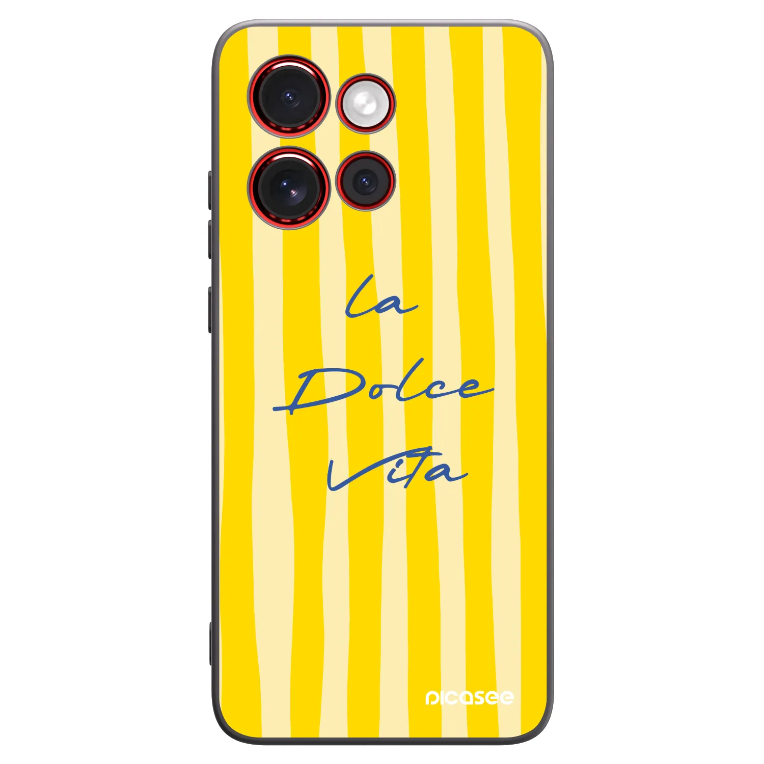Picasee Μαύρη θήκη σιλικόνης για Motorola Edge 60 Neo 5G - Ladolcevita