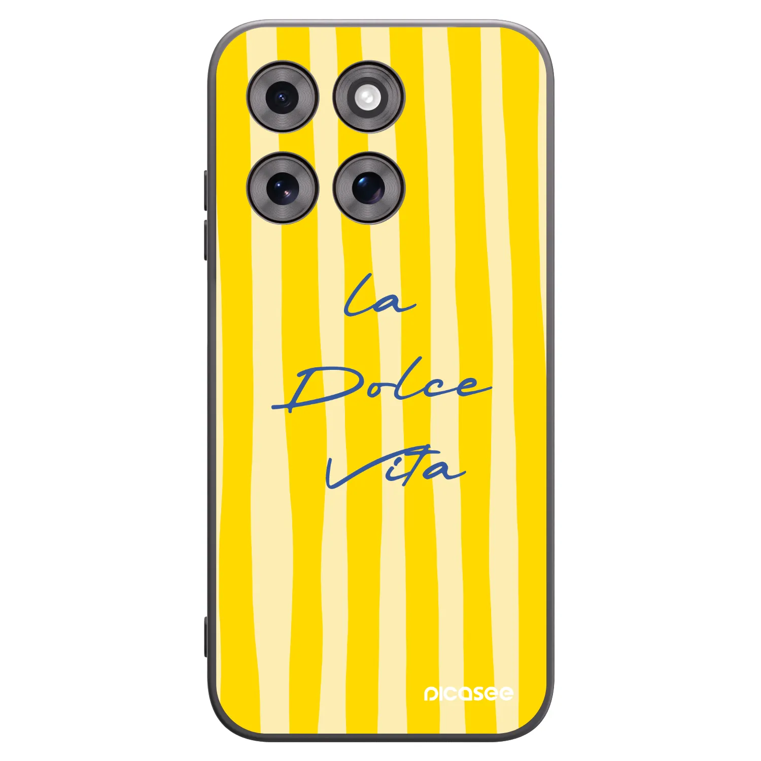 Picasee Μαύρη θήκη σιλικόνης για Motorola Moto G77 - Ladolcevita