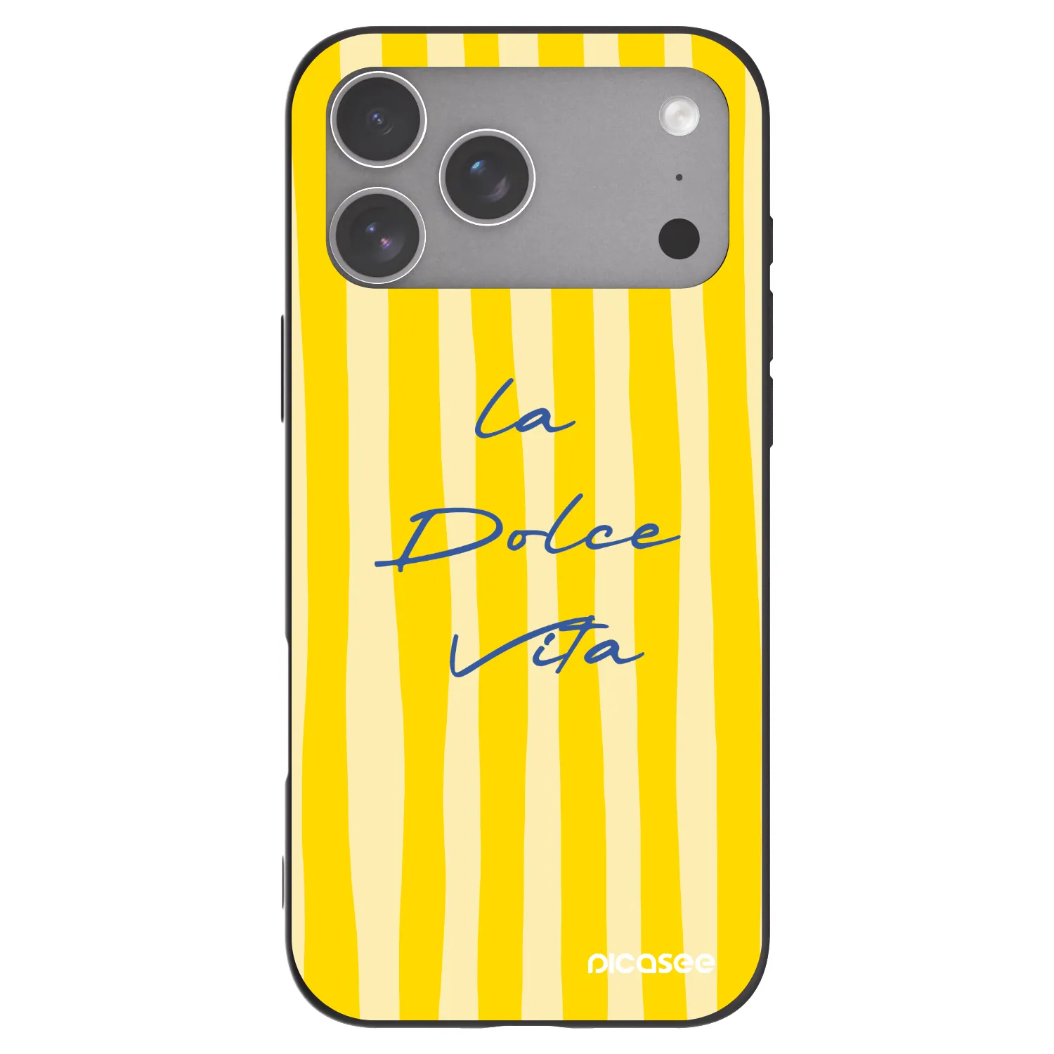 Picasee Μαύρη θήκη σιλικόνης για Apple iPhone 18 Pro Max - Ladolcevita