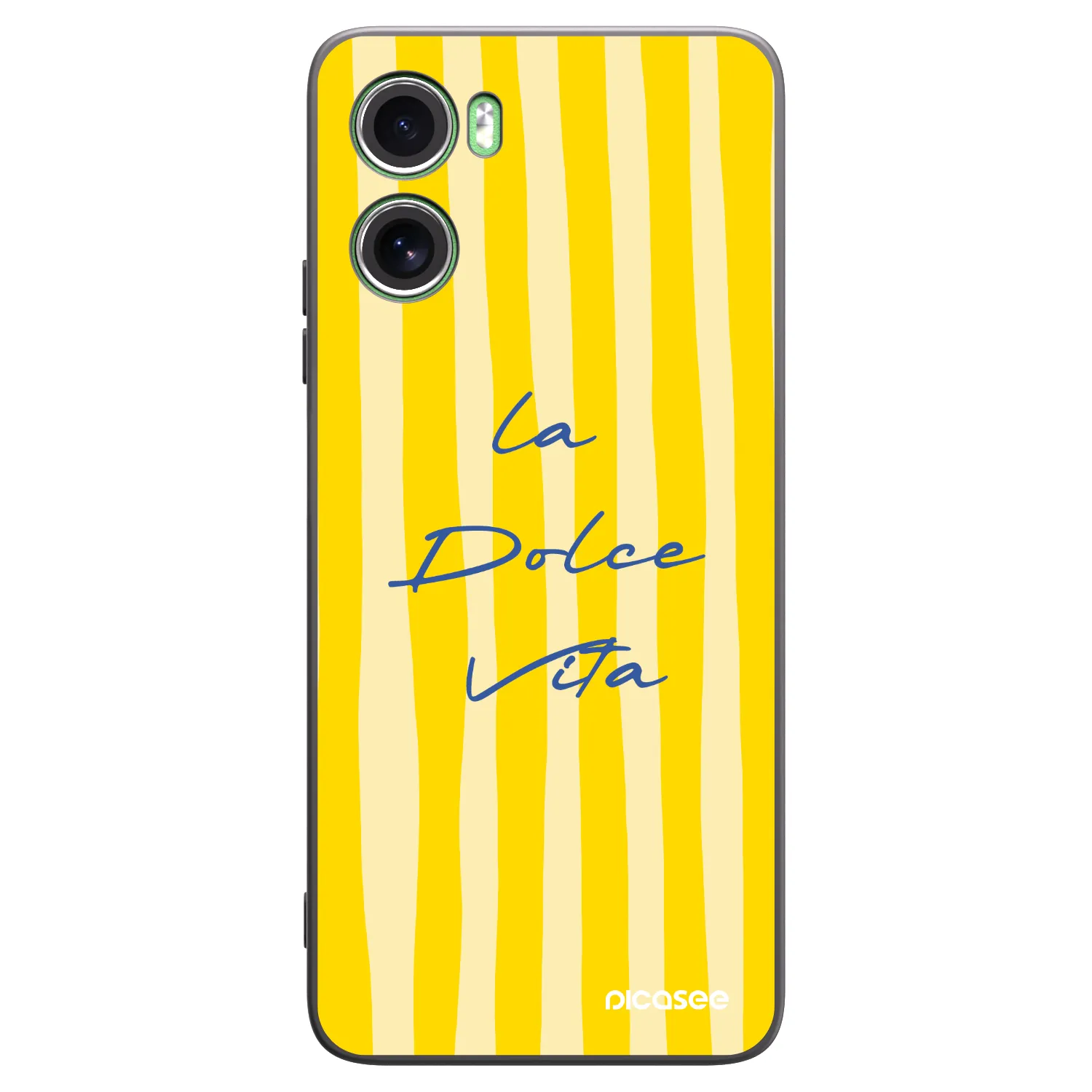 Picasee Μαύρη θήκη σιλικόνης για Motorola Moto G06 - Ladolcevita