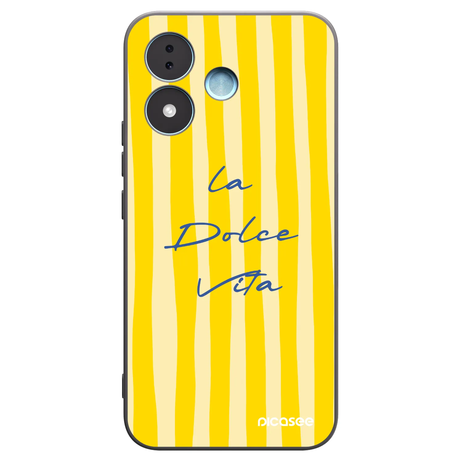 Picasee Μαύρη θήκη σιλικόνης για Xiaomi Redmi Note 17 5G - Ladolcevita