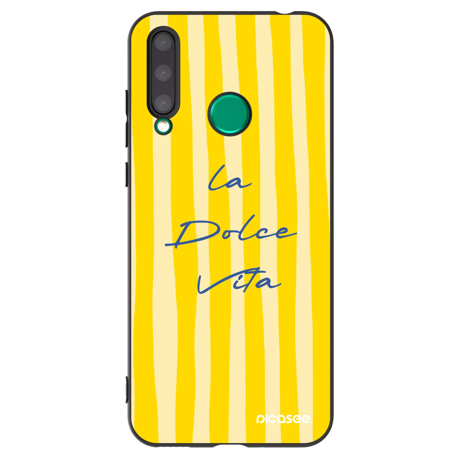 Picasee Μαύρη θήκη σιλικόνης για Honor 20 Lite - Ladolcevita