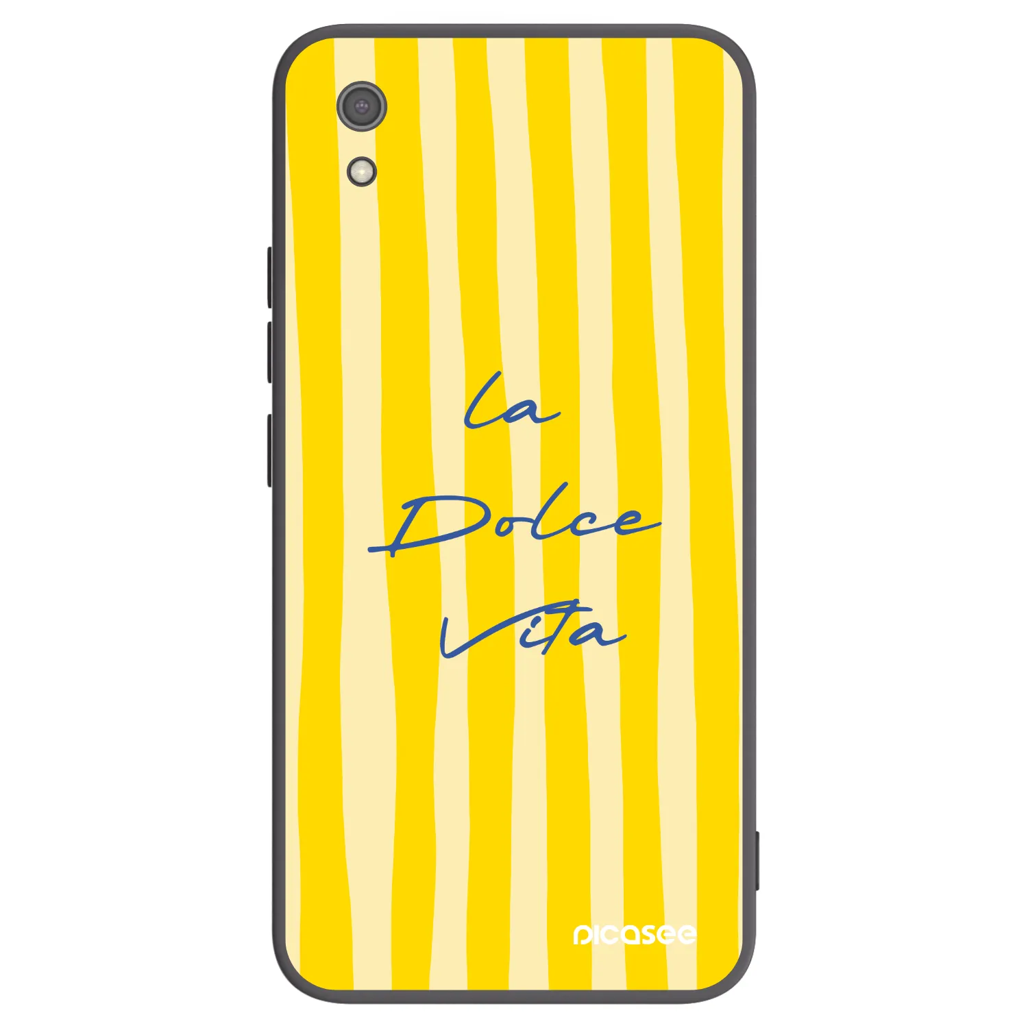 Picasee Μαύρη θήκη σιλικόνης για Xiaomi Redmi 7A - Ladolcevita