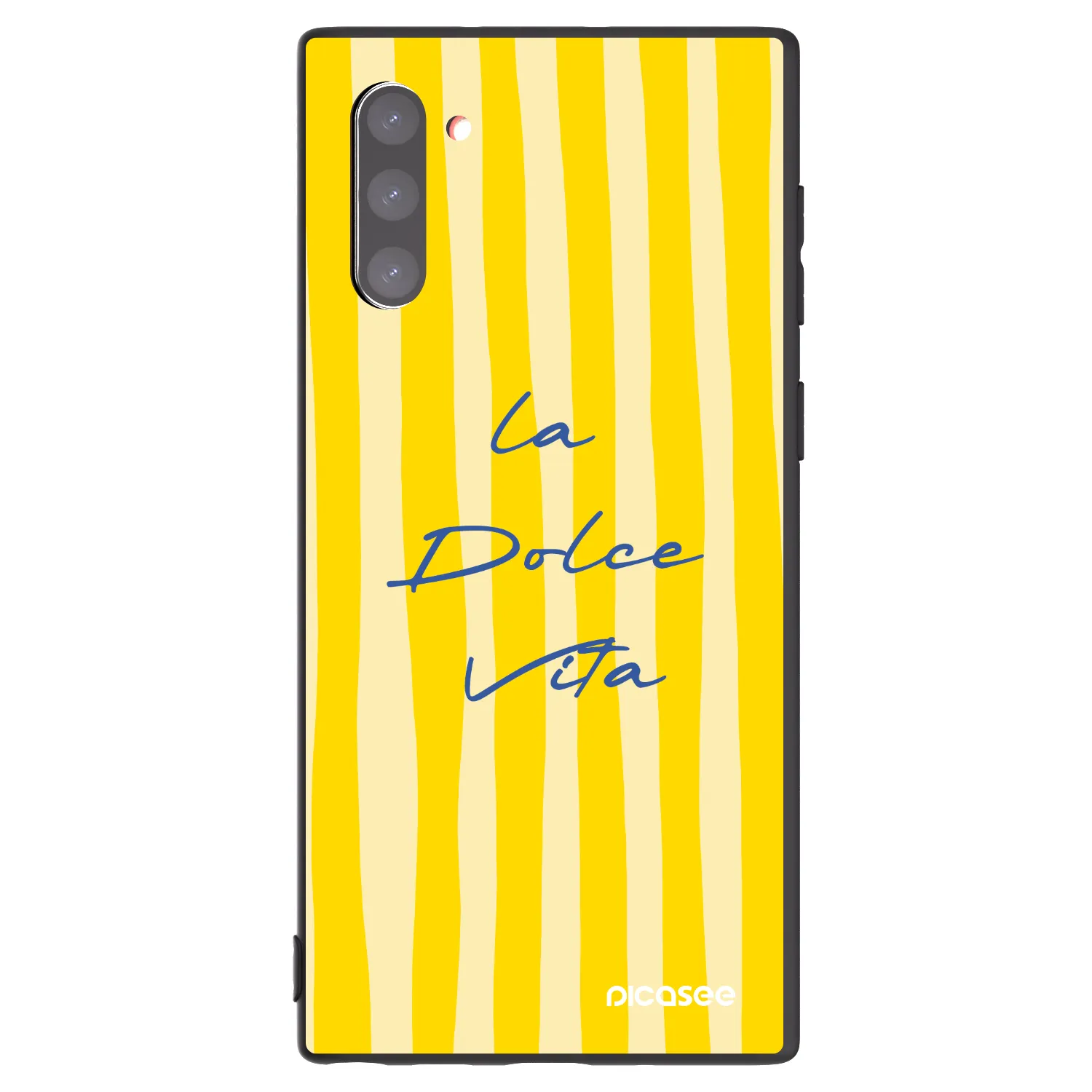 Picasee Μαύρη θήκη σιλικόνης για Samsung Galaxy Note 10 N970F - Ladolcevita