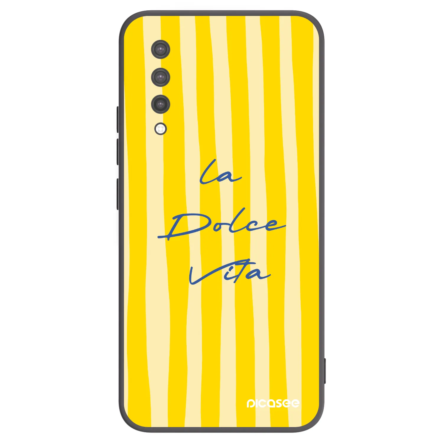 Picasee Μαύρη θήκη σιλικόνης για Xiaomi Mi 9 Lite - Ladolcevita