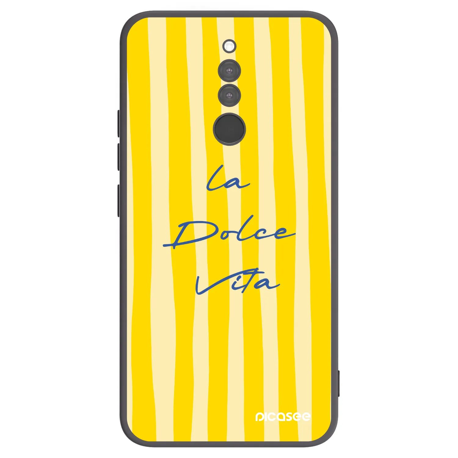 Picasee Μαύρη θήκη σιλικόνης για Xiaomi Redmi 8 - Ladolcevita