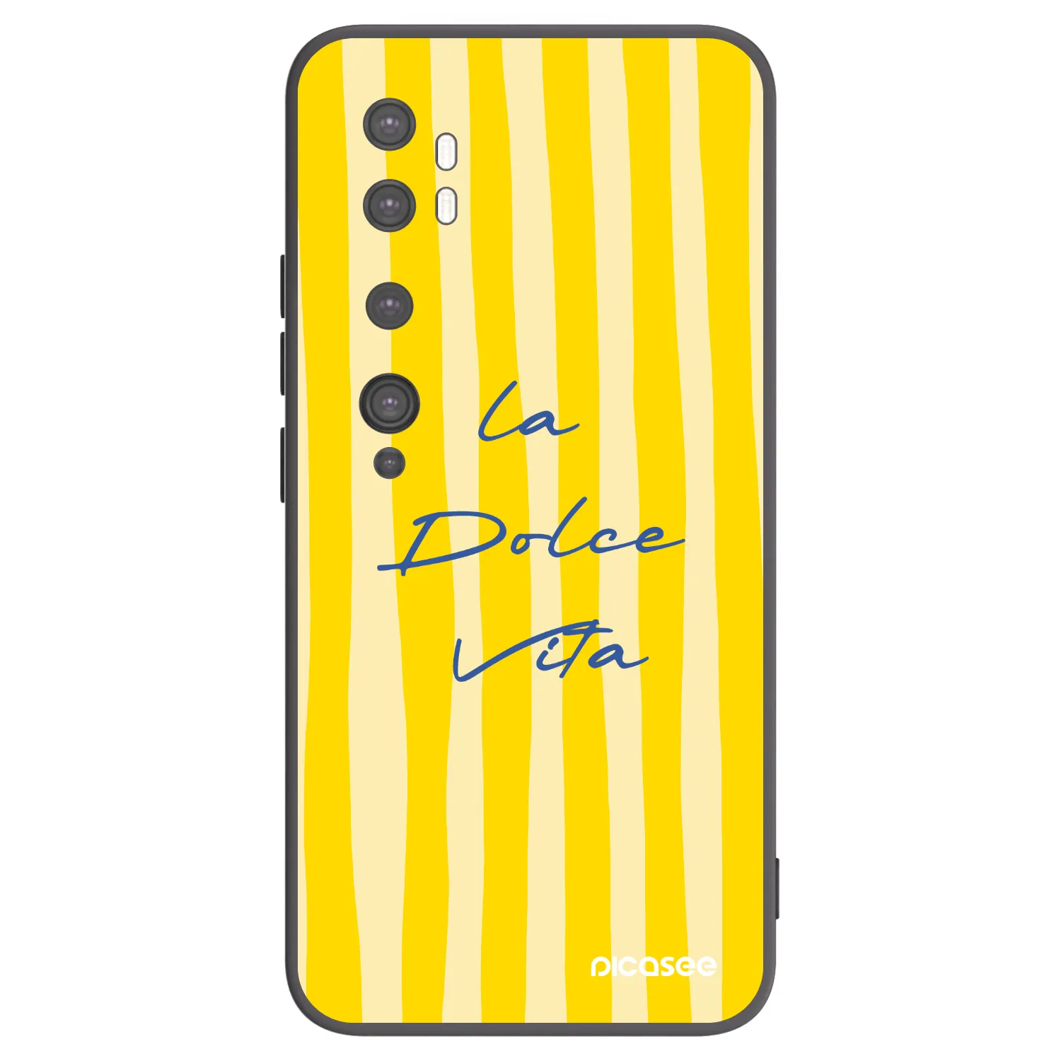 Picasee Μαύρη θήκη σιλικόνης για Xiaomi Mi Note 10 (Pro) - Ladolcevita