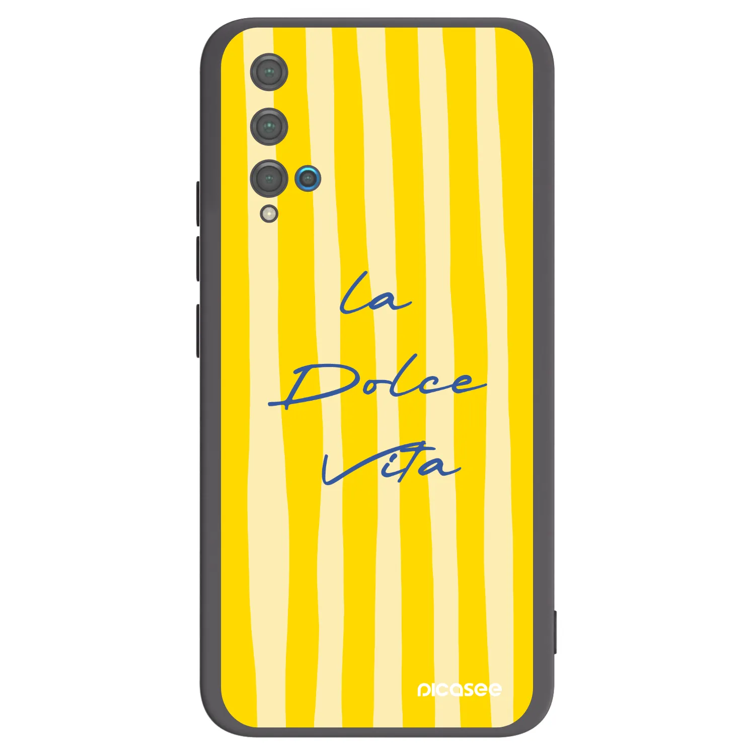 Picasee Μαύρη θήκη σιλικόνης για Huawei Nova 5T - Ladolcevita