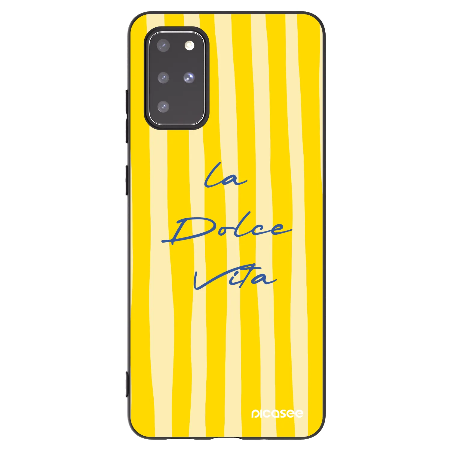 Picasee Μαύρη θήκη σιλικόνης για Samsung Galaxy S20+ G985F - Ladolcevita
