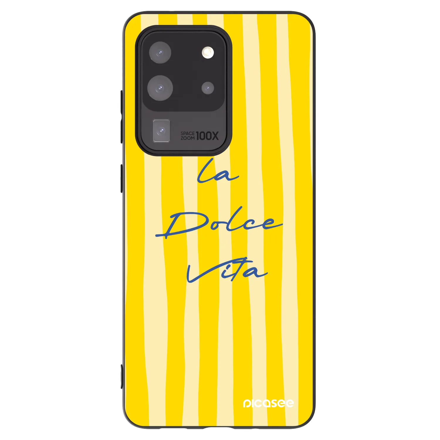 Picasee Μαύρη θήκη σιλικόνης για Samsung Galaxy S20 Ultra 5G G988F - Ladolcevita