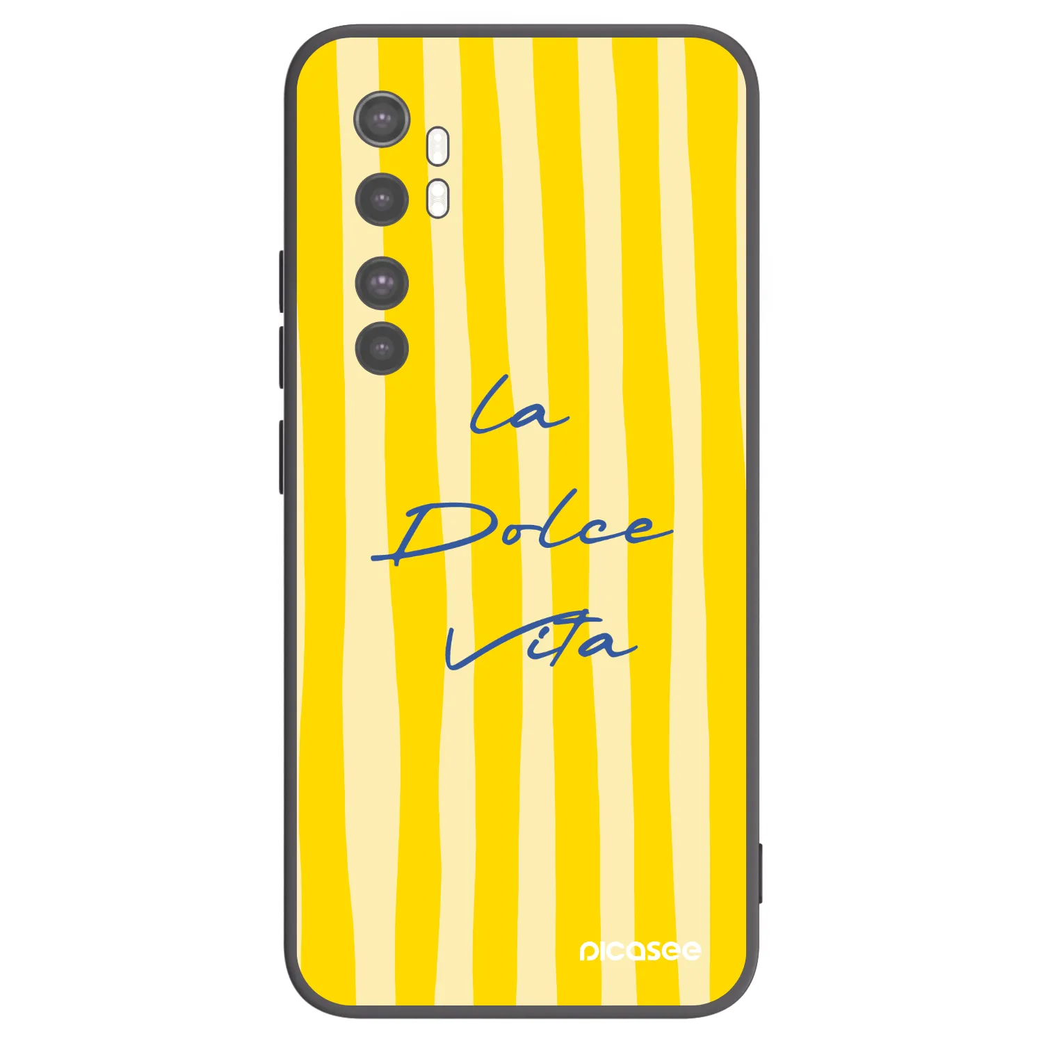 Picasee Μαύρη θήκη σιλικόνης για Xiaomi Mi Note 10 Lite - Ladolcevita