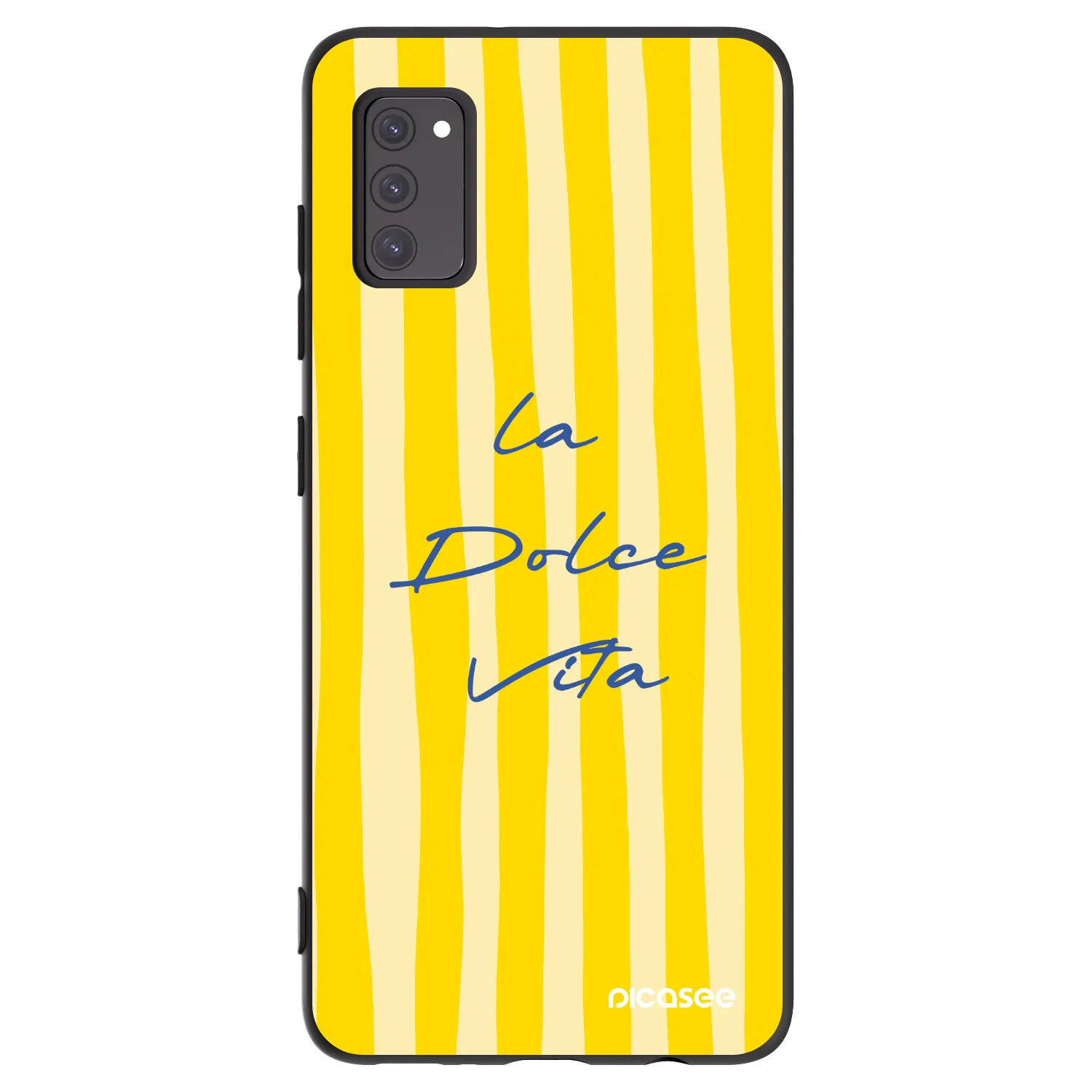 Picasee Μαύρη θήκη σιλικόνης για Samsung Galaxy A41 A415F - Ladolcevita