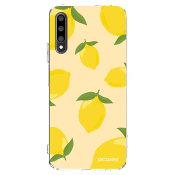 Picasee διαφανής θήκη σιλικόνης Honor 9X Pro - Limoncella