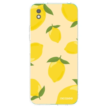 Picasee Μαύρη θήκη σιλικόνης για Xiaomi Redmi 9A - Limoncella