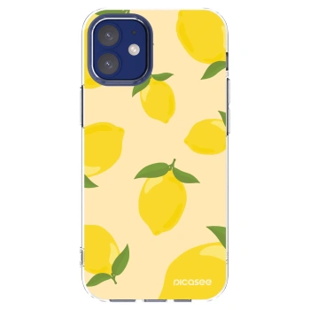 Picasee διαφανής θήκη σιλικόνης Apple iPhone 12 mini - Limoncella